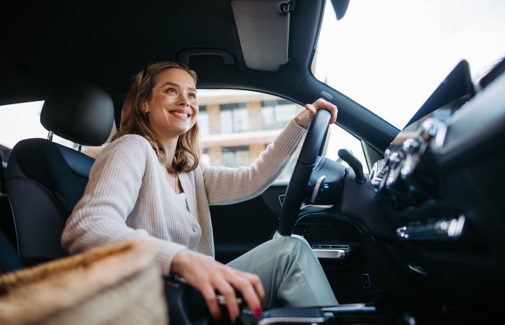 Auto Femme Sourire
